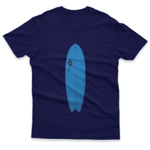 Camiseta Estonada Masculina Prancha Azul