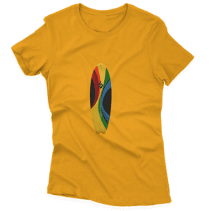 Camiseta Estonada Feminina Prancha Policromada