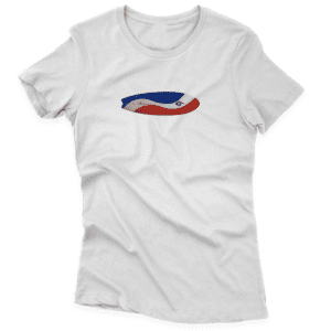 Camiseta Clássica Feminina Prancha Cola Deitada