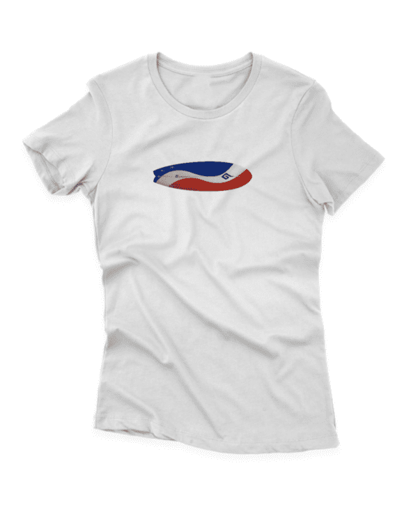 Camiseta Clássica Feminina Prancha Cola Deitada