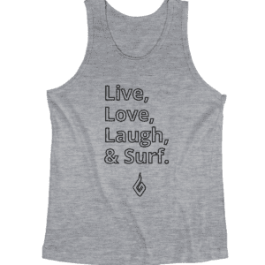Regata Masculina Live, Love, Laugh & Surf