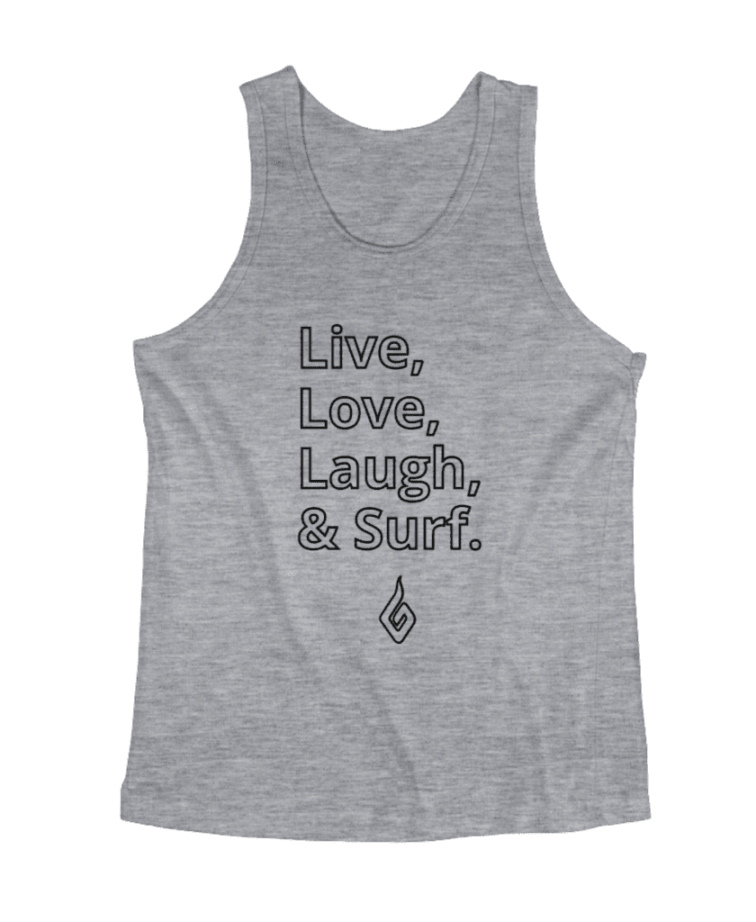 Regata Masculina Live, Love, Laugh & Surf