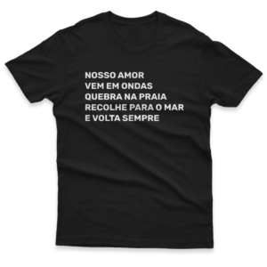 Camiseta Clássica Masculina Nosso Amor
