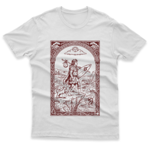 Camiseta Clássica Masculina Louco (Tarot)